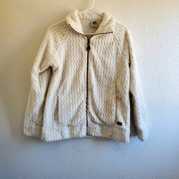 ZeroXposur Winter White Fleece-Snug and Cozy Comfy Jacket. Small Chico - Picture 1 of 9